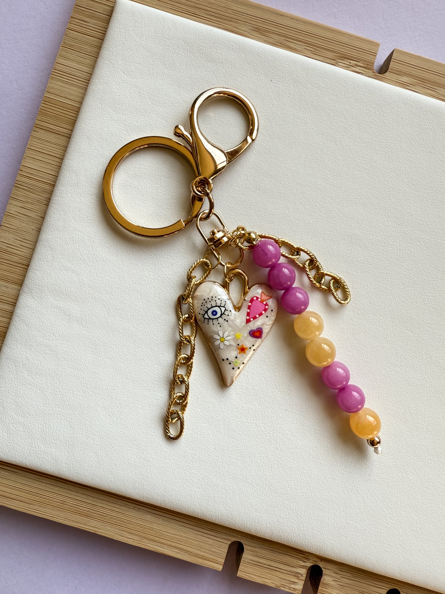 Good Vibes Bag Charm