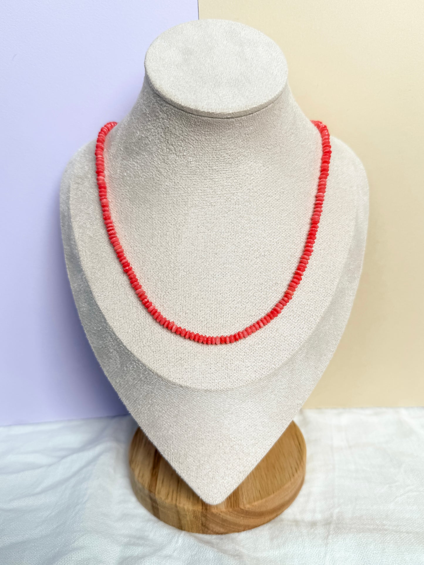 Coral Gemstone Necklace