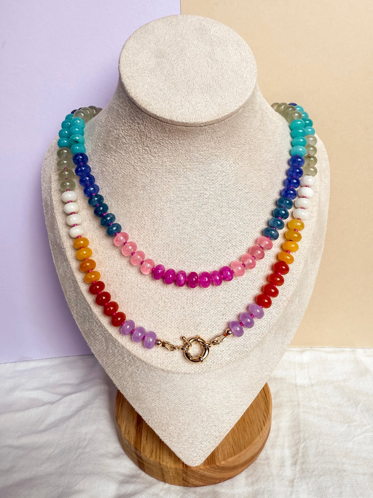 Sunset Jade Necklace