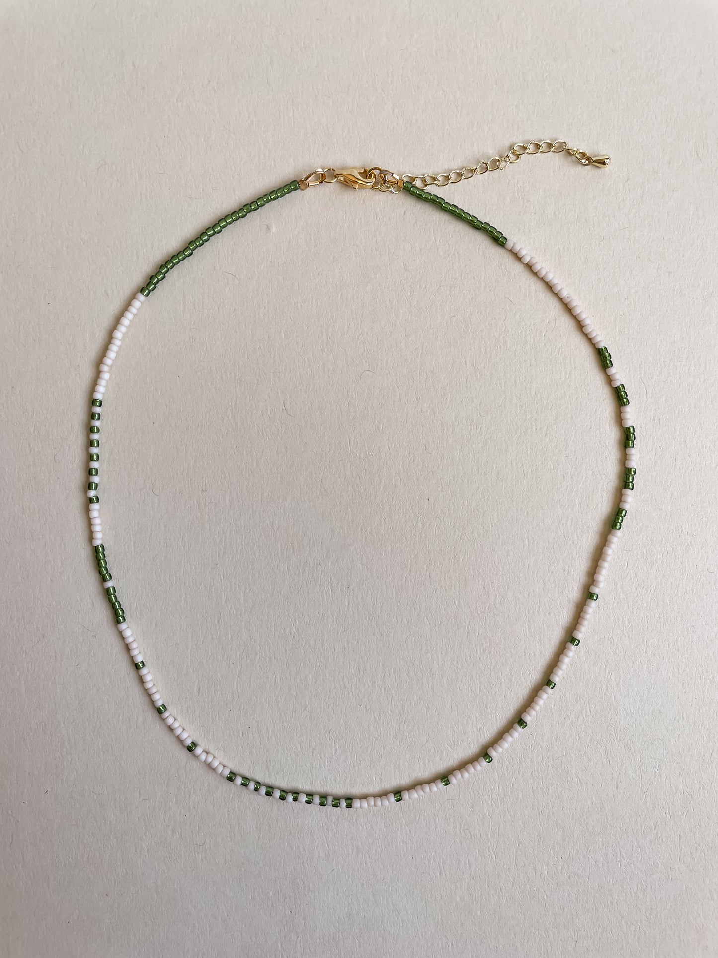 Dainty Seed Bead Necklace