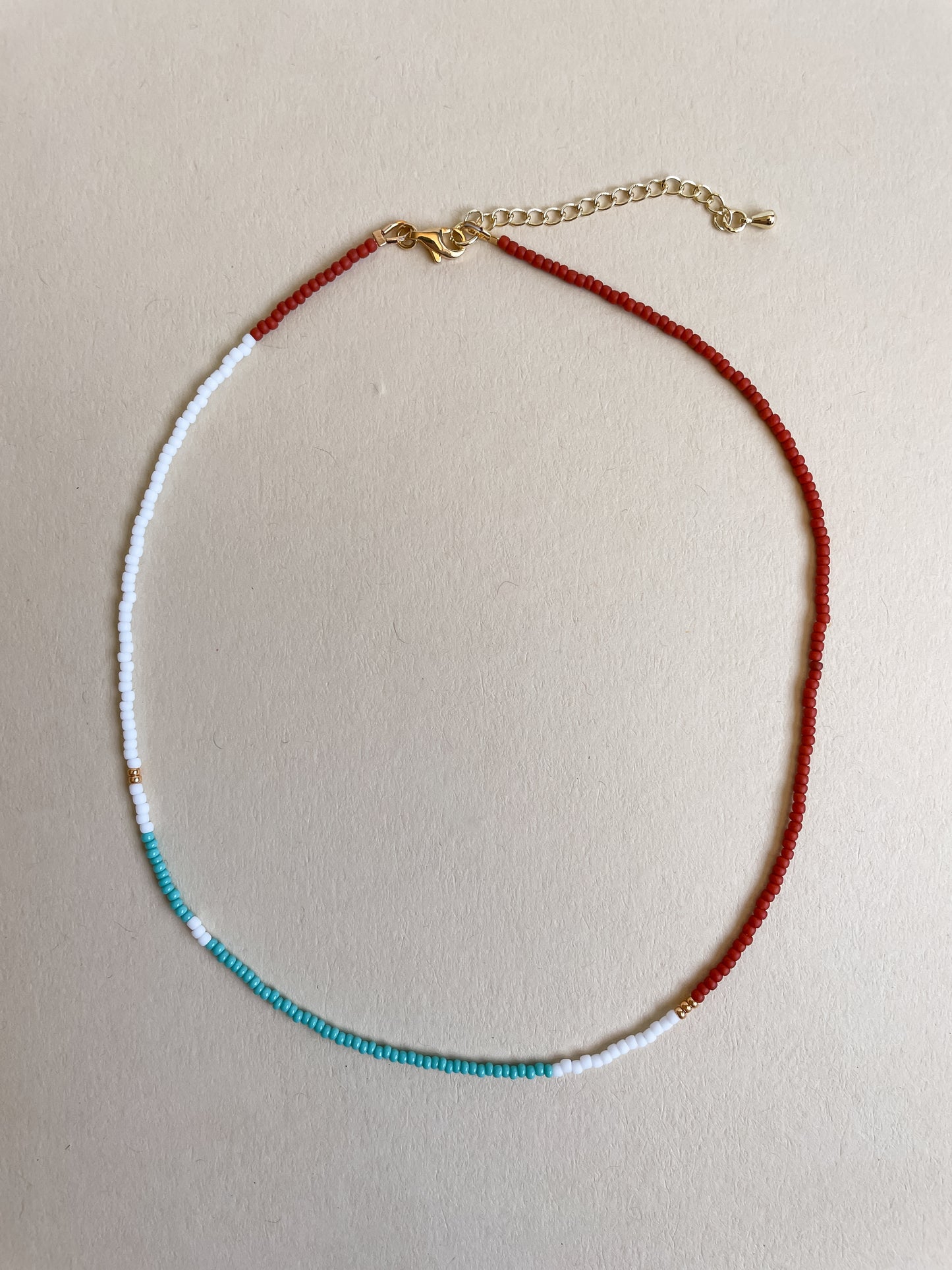 Dainty Seed Bead Necklace