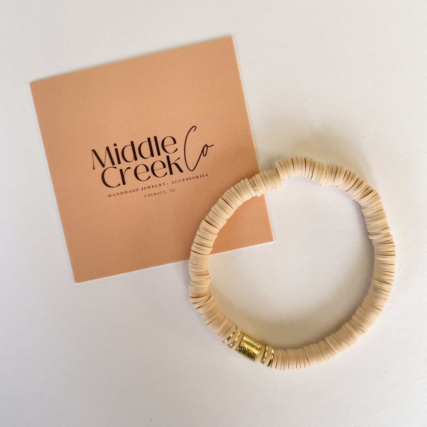 Neutral Basic Heishi Bracelet