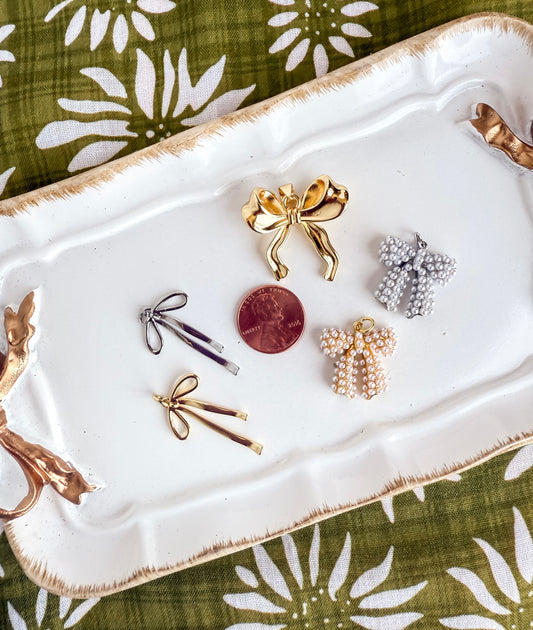 Large Bow Charms