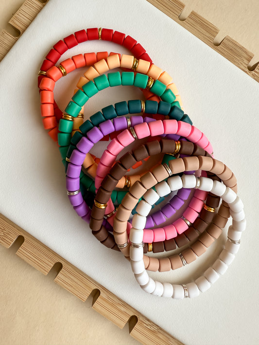 Basic Chunky Clay Bracelet