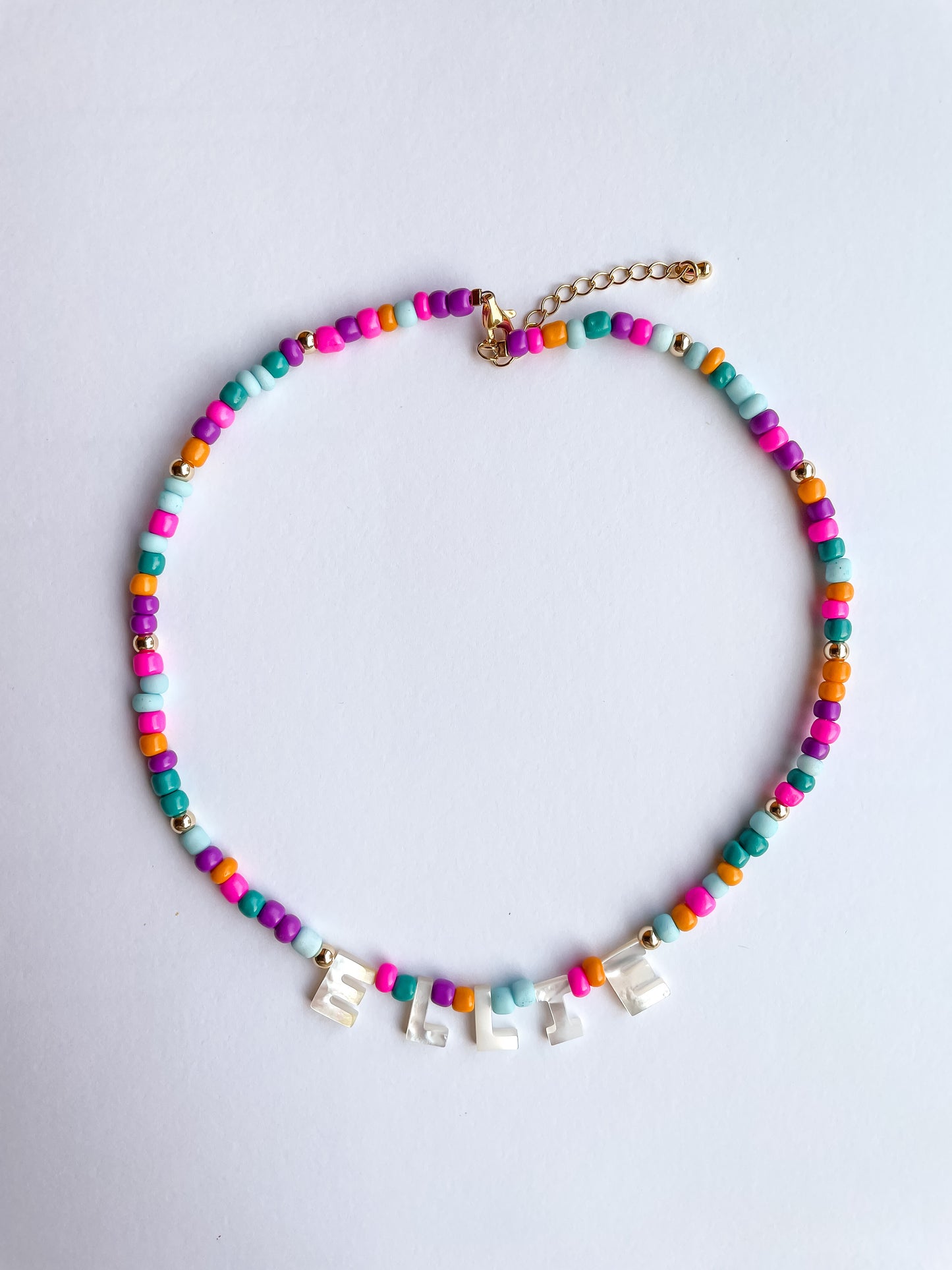 Kids Personalized Beaded Necklace