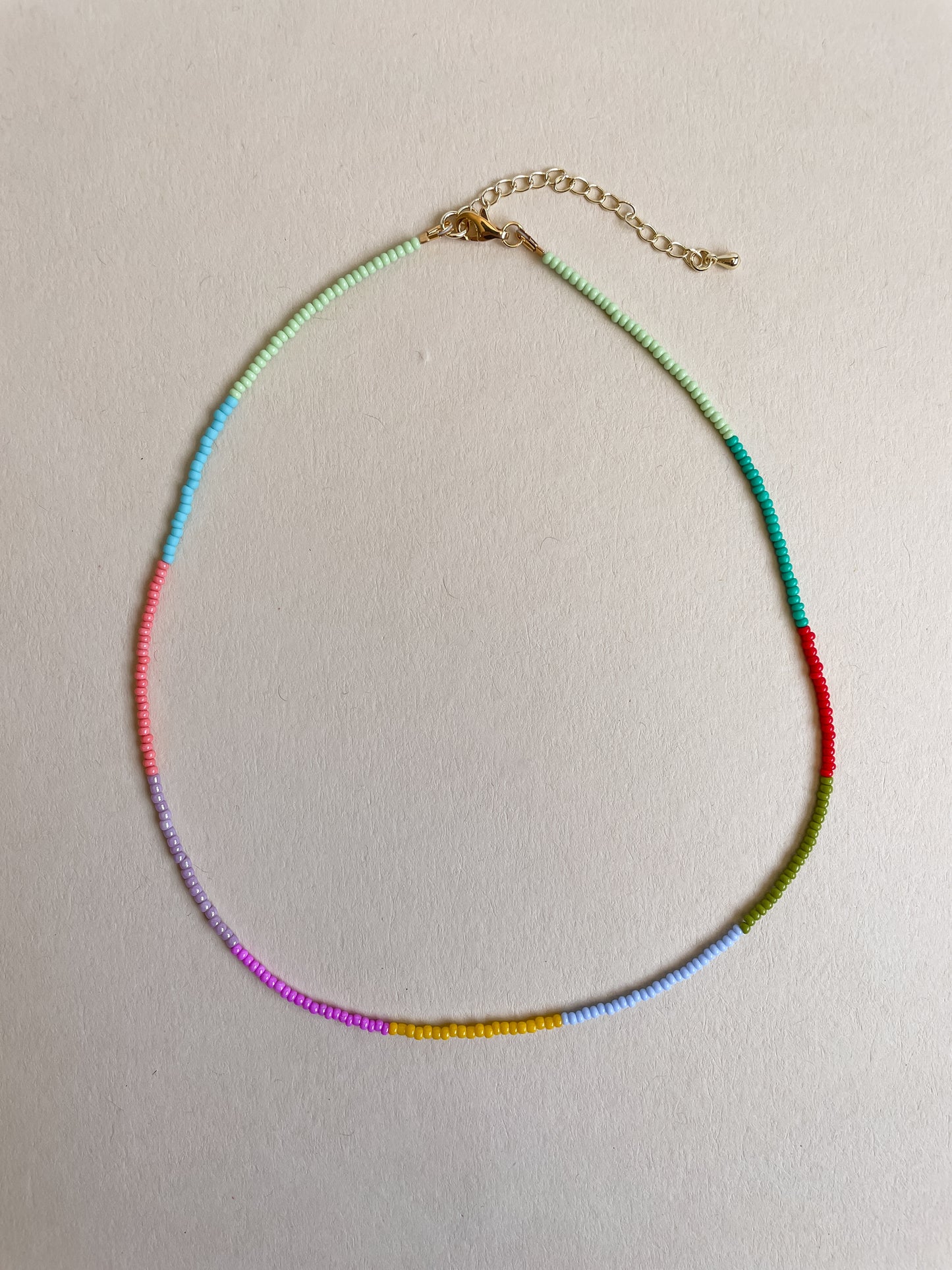 Dainty Seed Bead Necklace