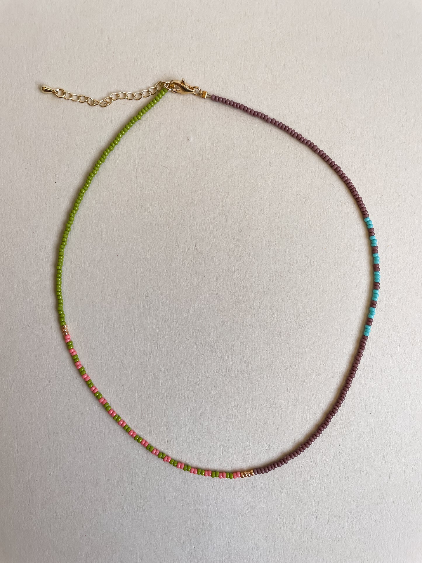 Dainty Seed Bead Necklace