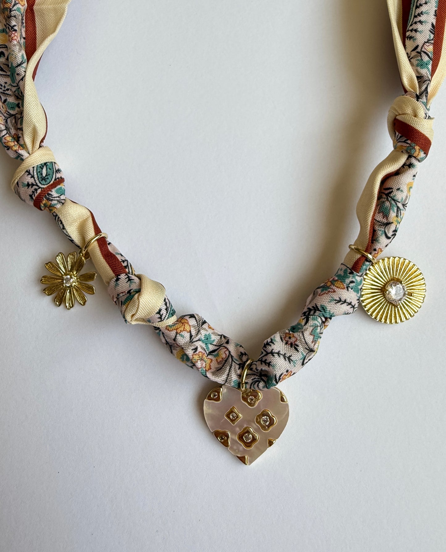 Scarf Charm Necklace