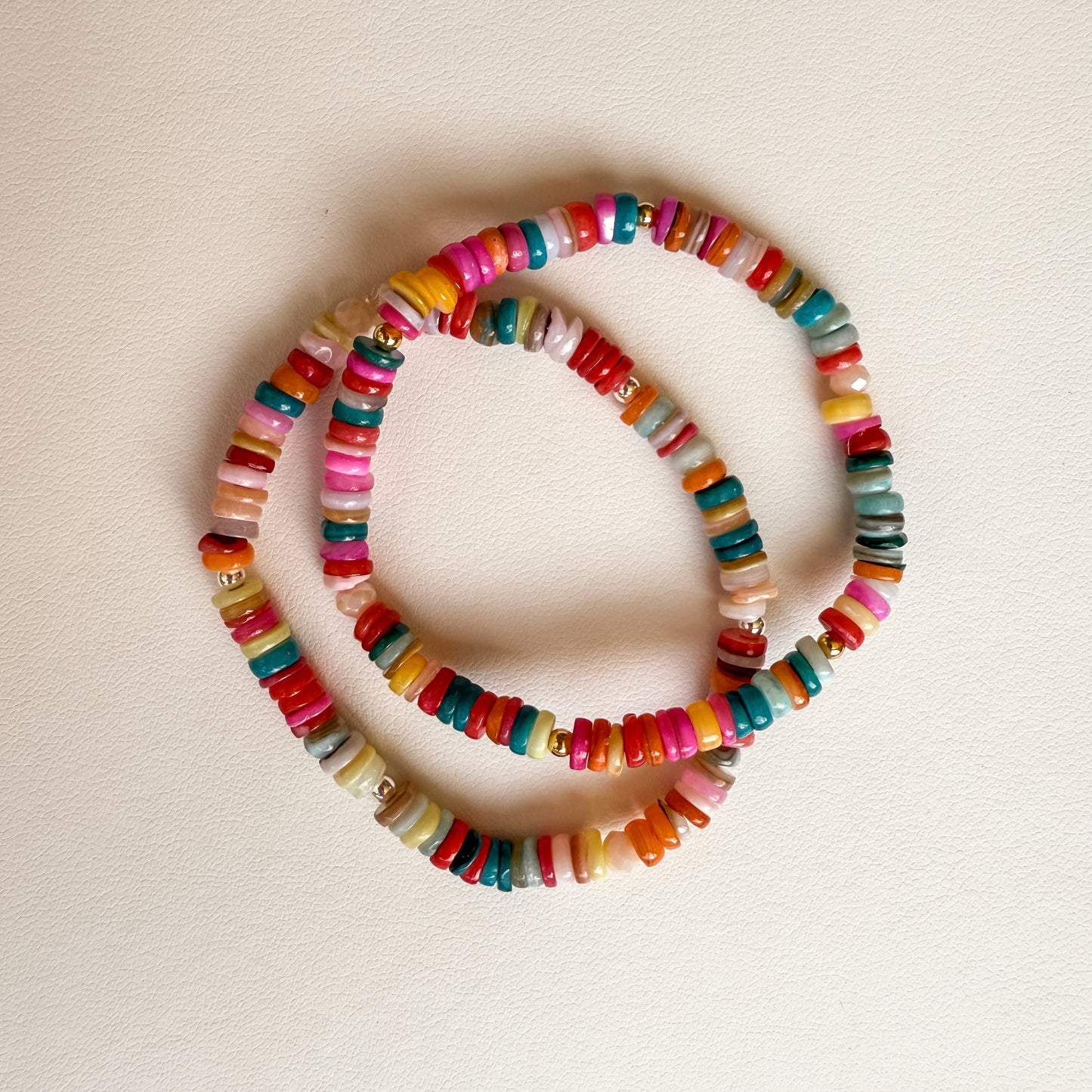 Rainbow Shell Bracelet