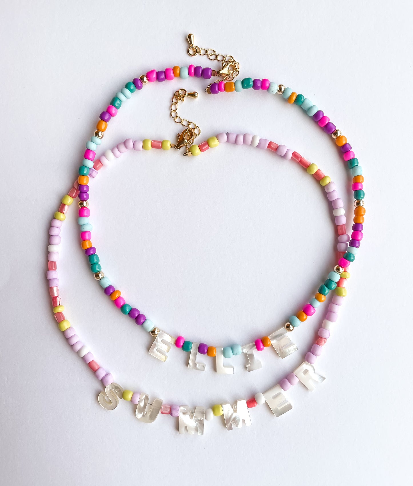 Kids Personalized Beaded Necklace