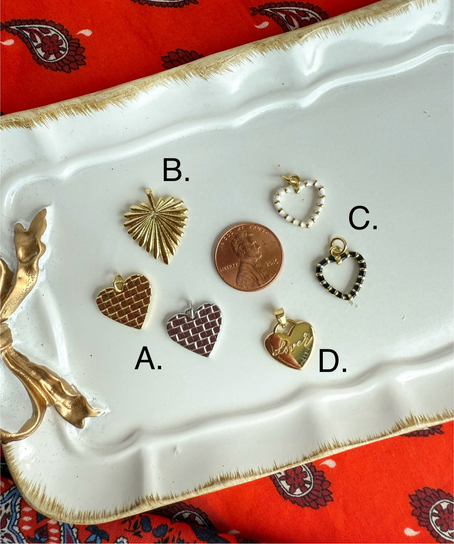New Heart Charms