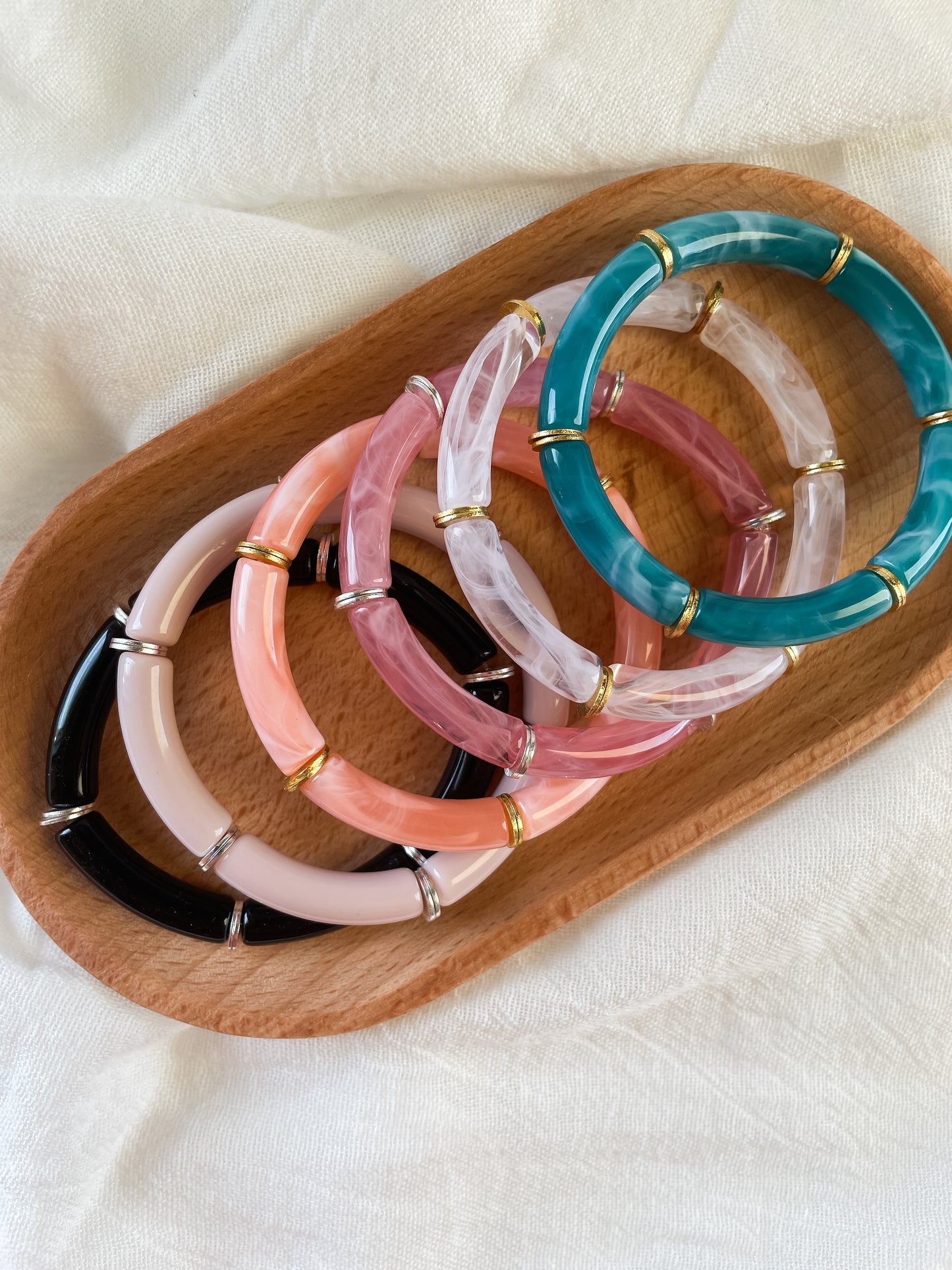 Acrylic Tube Bracelet