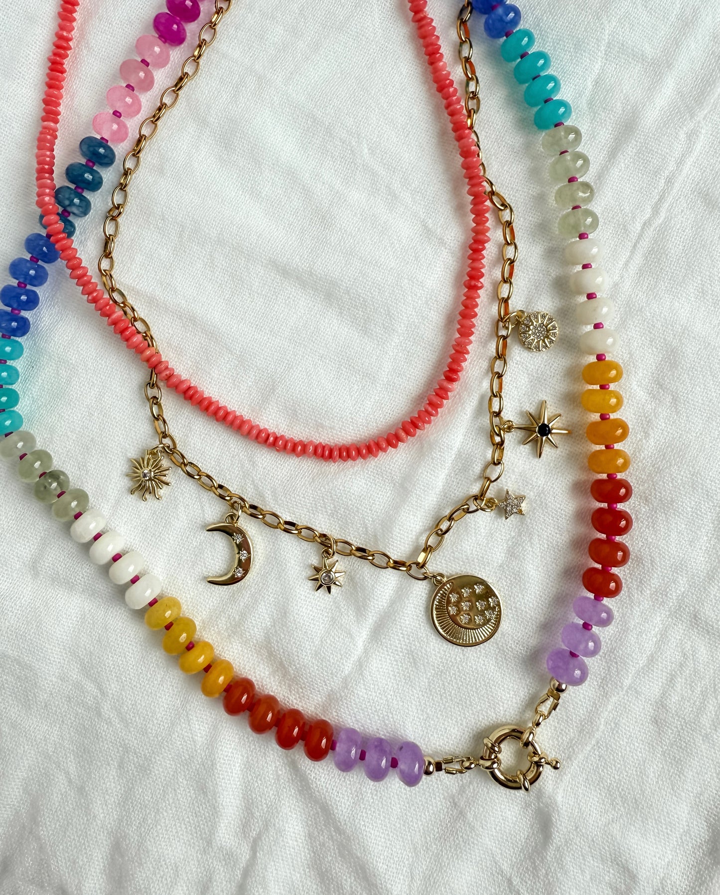 Sunset Jade Necklace